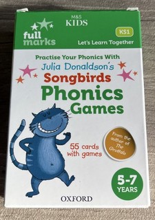 Julia Donaldsons Songbirds Phonics Giochi 55 carte con giochi. (B8)