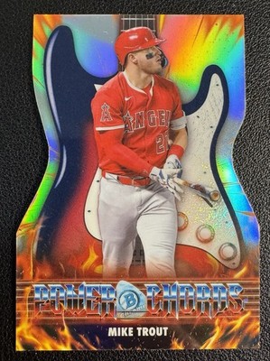 2026 Bowman Chrome Mike Trout Power Chords Die-Cut Refractor #PC-24 Angels
