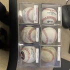 autographed baseball lot