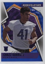 2021 Panini Rookies & Stars Rookies True Blue 7/49 Chazz Surratt #158 4g8