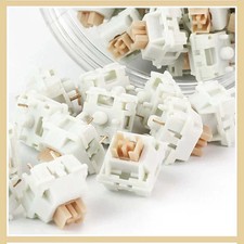 Outemu Silent Cream Yellow Pro Tactile (10 Pack) For Custom Mechanical Keyboards