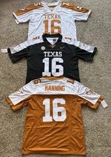 Texas Longhorns Arch Manning Limited Edition Orange/White/Black Jersey’s!
