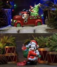 2025 Disney Mickey Christmas Tree Truck Popcorn Bucket &Mickey Sipper  New Combo