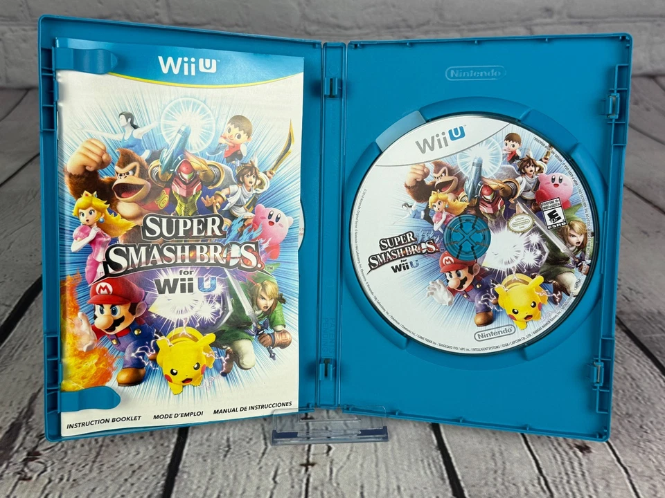 Super Smash Bros. for Wii U (Nintendo Wii U, 2014) CIB Complete - Image 3 of 4