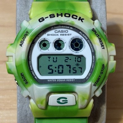 Casio G-Shock DW-6900JC-3 Jammin Colors Series Green LCD Mens