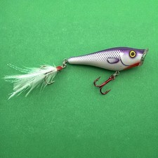 1st GENERATION • BERKLEY FRENZY POPPER FISHING LURE • PURPLE GHOST