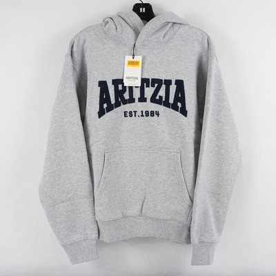 #ad Aritzia Cozy Sweatfleece Perfect Hoodie In Chrome Admiral Women#x27;s Size M $74.99