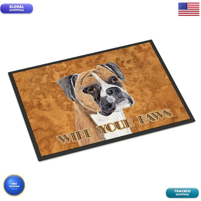 Caroline'S Treasures Carolines Treasures Sc9121Mat Boxer Wipe Your Paws 18X27