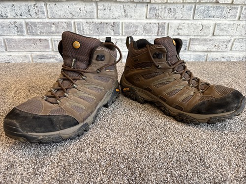 Merrell Mid Gore-Tex XCR Dark Earth Hiking Boots Shoes J87701 Men’s Size 11.5 - Picture 4 of 7