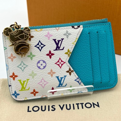 LOUIS VUITTON Wallet: LV × TM Portecarte Romy M14171 Blue W12H8D0.8cm w/NA;