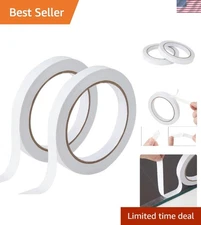 2 Pack of 1/4" Double-Sided Adhesive Tape - Perfect for Crafts & Gift Wrapping