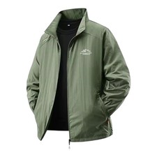 Men's Summer Sun Protection Jacket Ultra Light Thin Skin-Breathable Ice Silk