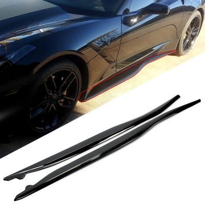 ECOTRIC Side Skirts Replacement Compatible with 20142019 Corvette C7 Stingray...