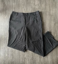 Women s Ralph Lauren Wool Blend Wide Leg Dress Pant. Black. Size 8. Green Label.