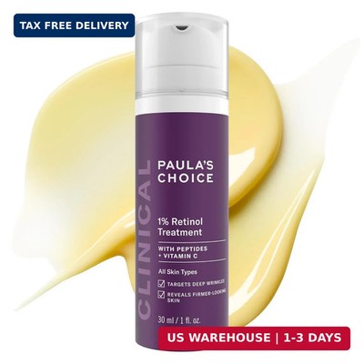 Paula's Choice CLINICAL 1% Retinol Face Treatment with Peptides, Vitamin C & Lic