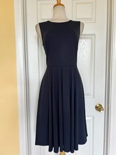 T TAHARI navy blue sheath dress size 6