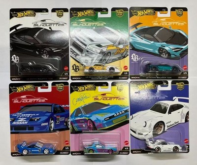 Hot Wheels Silhouettes Car Culture Pack 5er Set mit McLaren 720S Chase 0/5