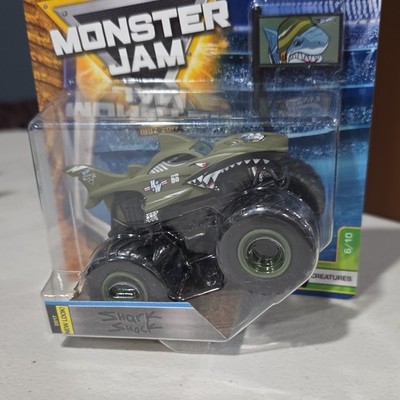 Monster Jam Shark Shock 1:64 Diecast Monster Truck Creatures Unopened 2017