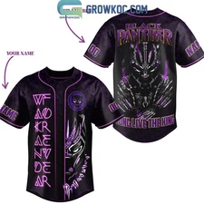 Long Live The King Black Panther Wakanda Forever Personalized Baseball Jersey