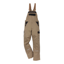Fristads Icon Two Latzhose Arbeitshose 1009 LUXE Größe C50 Khaki Schwarz