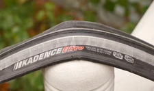 Kenda Kadence Elite Tire 700C 25mm Clincher Tire Folding Bead Slick Gray 700x25