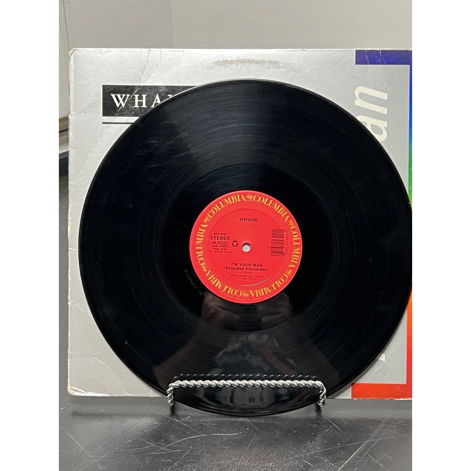 Wham! ‎– I'm Your Man 12" US 1985 Synth-pop Acapella George Michael thumbnail 5