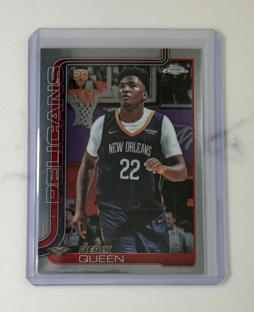2025-26 Topps Chrome Derik Queen Rookie #263