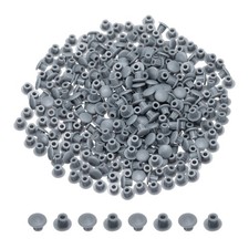 700Pcs Plastic Hole Plugs Screw Cap Covers 5mm 3/16" Deep Gray
