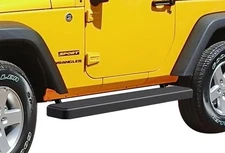 APS iStep 6" Running Boards Black for 07-18 Wrangler JK 2dr IB10FAJ6B