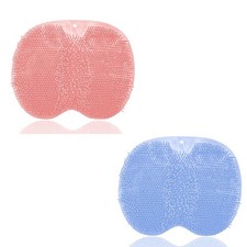 Shower Foot Scrubber Mat Wall Mounted Back Scrubber with Suction Cups Bath