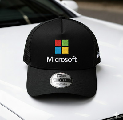 Microsoft Windows Logo Embroidered Trucker Hat Snapback Cap for Men
