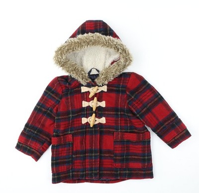 Rote Jacke Jungen UK Größe 2-3 Jahre NEXT