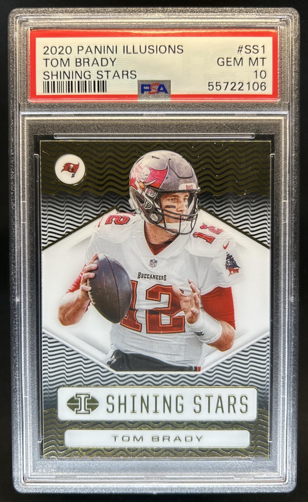 2020 Panini Illusions Tom Brady Shining Stars #SS1 Buccaneers PSA 10 GEM MINT