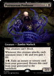 Postmortem Professor (Extended Art) #327 Secrets of Strixhaven