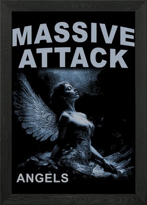 Massive Attack Angels Poster Gerahmt Wandbild Poster Leinwanddruck Bild