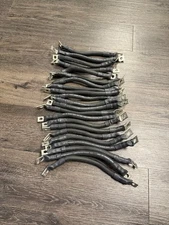 (22) 2/0 AWG Gauge 11” Rubber Solar Battery Cables Heavy Wire Inverter Lead Lot