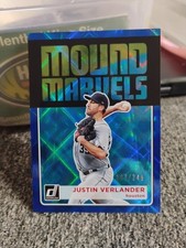 K200,002 - 2018 Donruss Mound Marvels Blue #6 Justin Verlander #/249