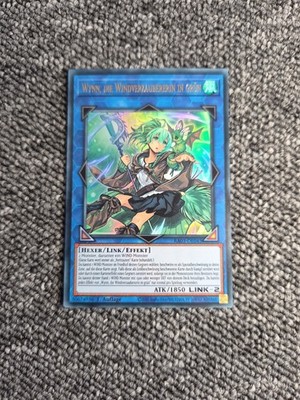Yugioh Wynn, Die Windverzauberin In Grün RA03-DE045 Ultra Rare