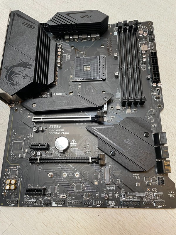 FAULTY MSI MPG B550 GAMING PLUS AMD AM4 ATX Motherboard