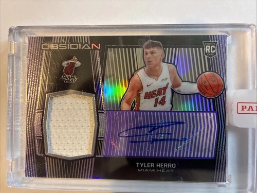 Panini Obsidian Tyler Herro Rookie Patch Auto /75 - Still Panini Sealed!