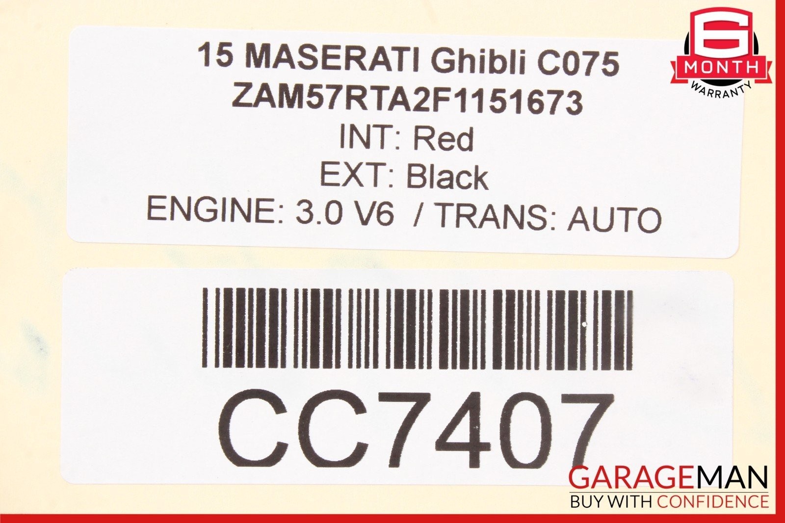 Maserati Ghibli 2014-2017 RIGHT Pillar trim