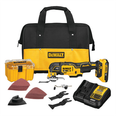 DCS356D1DeWalt 20V MAX XR Brushless Cordless 3-Speed Oscillating Multi-Tool Kit 