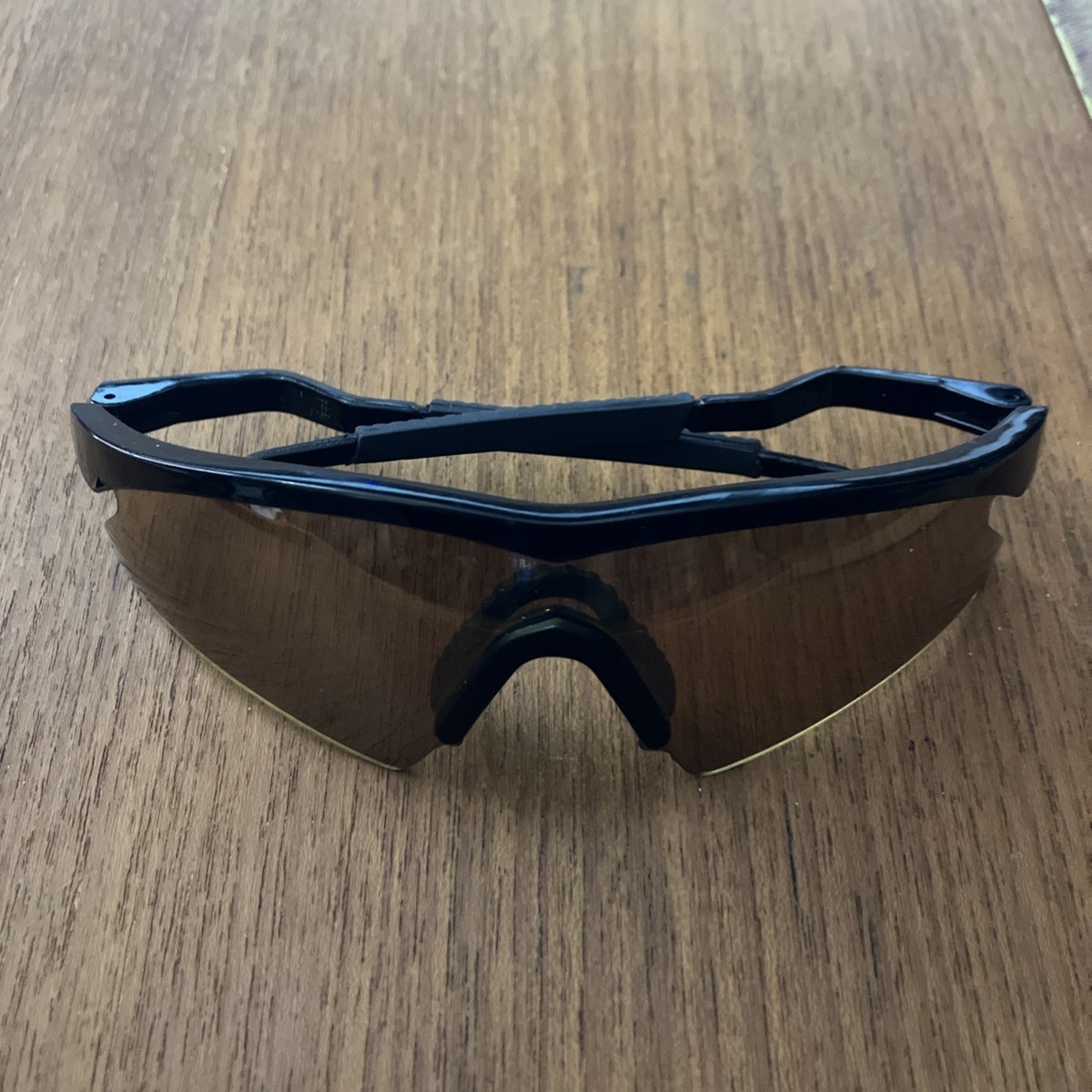 Oakley M Frame Glossy Black Gold Yellow Lens Gen 2 RARE Vintage 