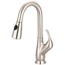 Pioneer Faucets 2LG250 Legacy 1.5 GPM 1 Hole Kitchen Faucet - Nickel