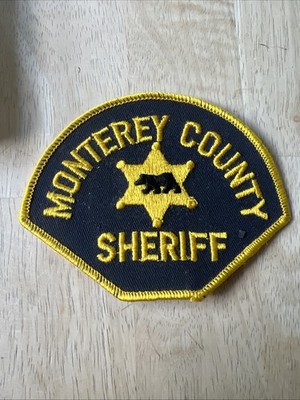 Vintage Monterey County, CA  Grizzly Bear Uniform Patch
