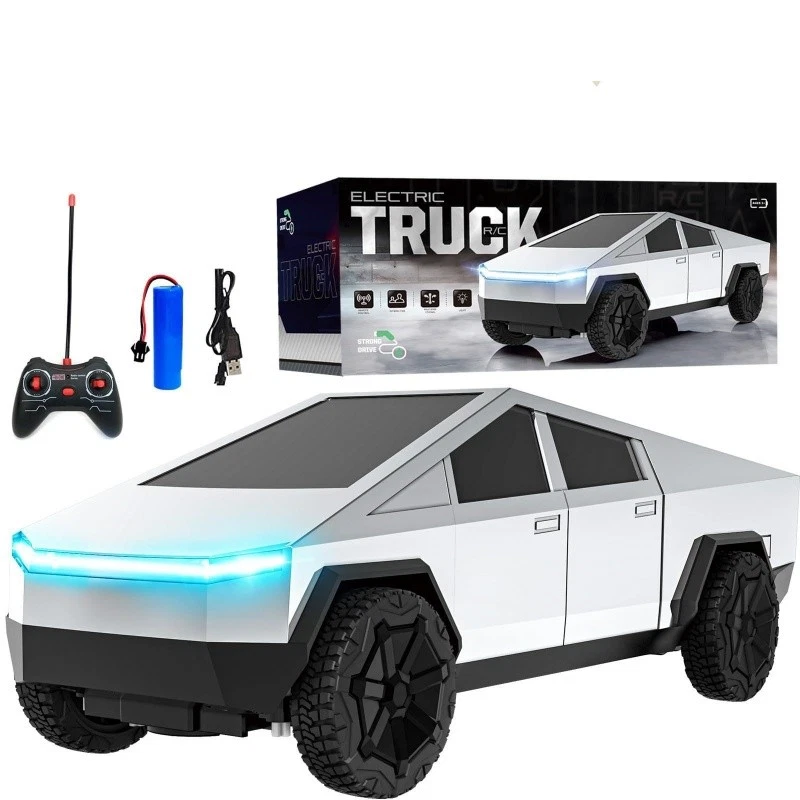 Rechargeable 1:24 Tesla Cyber Truck Remote Control Car Toy Gift For Kids Gifts - Image 4 of 4