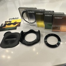 Cokin Creative Filter System Lot - Filters, Holder, Adapter Ring  Lens Hood