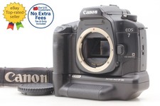 Top MINT w/ BP-300 Canon EOS 7 ELAN 7E AF SLR 35mm Film Camera Body From JAPAN