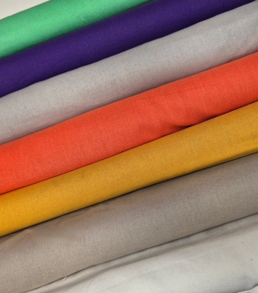 Gewebtes Viskose-Leinen Stoff Viscose Unifarben Bekleidungsstoff Kleider Deko - Bild 3 von 3