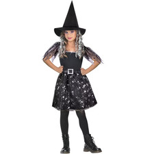 New Celestial Witch Halloween Costume Girls Size S 6/6X Dress Up Hat